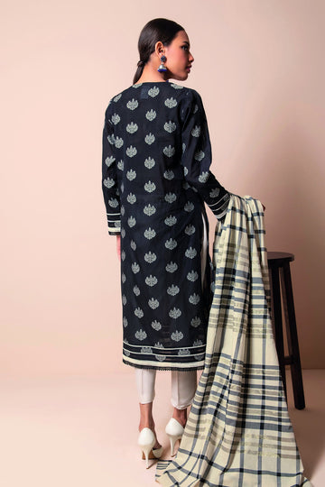Lj21402 Black Khaadi Online Spring Summer 2022